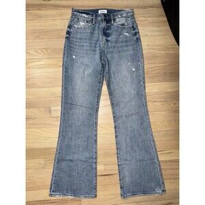 PISTOLA High Rise Flare Wide Leg Blue Jeans Women Size 26x32